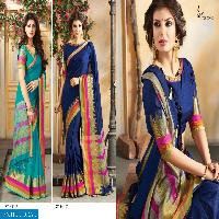 meghdoot Tassels Wholesale Cotton Silk Ethnic Saree